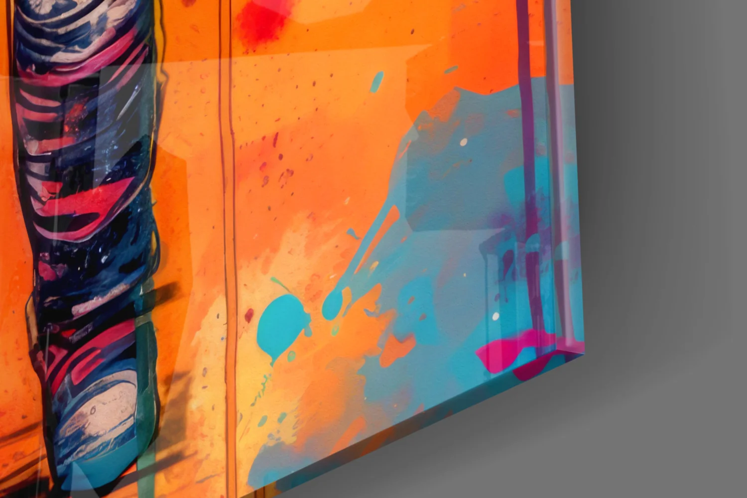 Astronaut Glass Wall Art || Designer Collection - Image 7