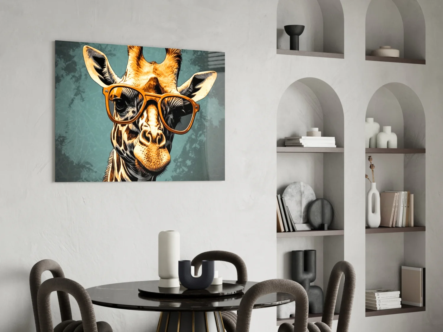 Cool Giraffe Glass Wall Art || Designer Collection - Image 5