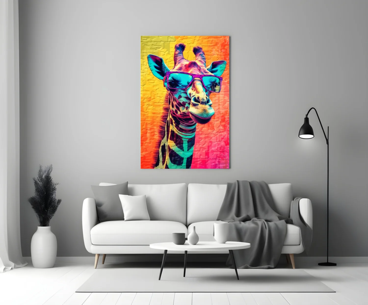 Cool Giraffe Glass Wall Art || Designer Collection - Image 3