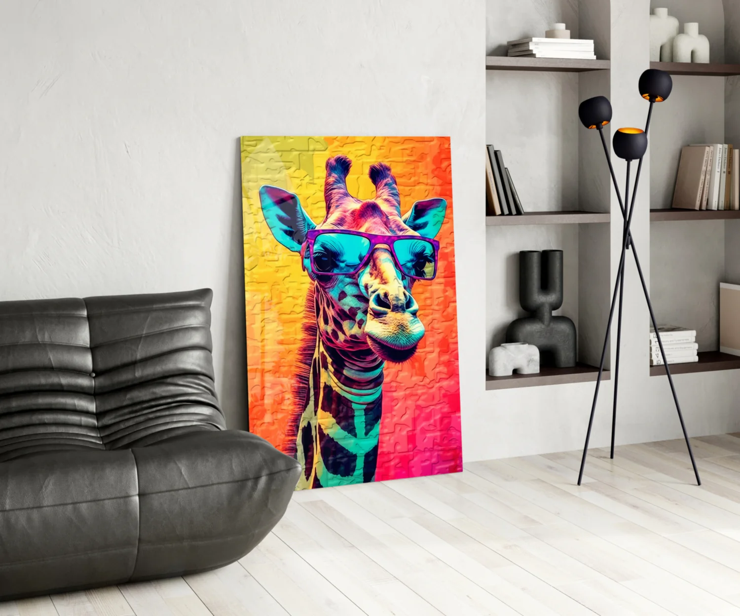 Cool Giraffe Glass Wall Art || Designer Collection - Image 5