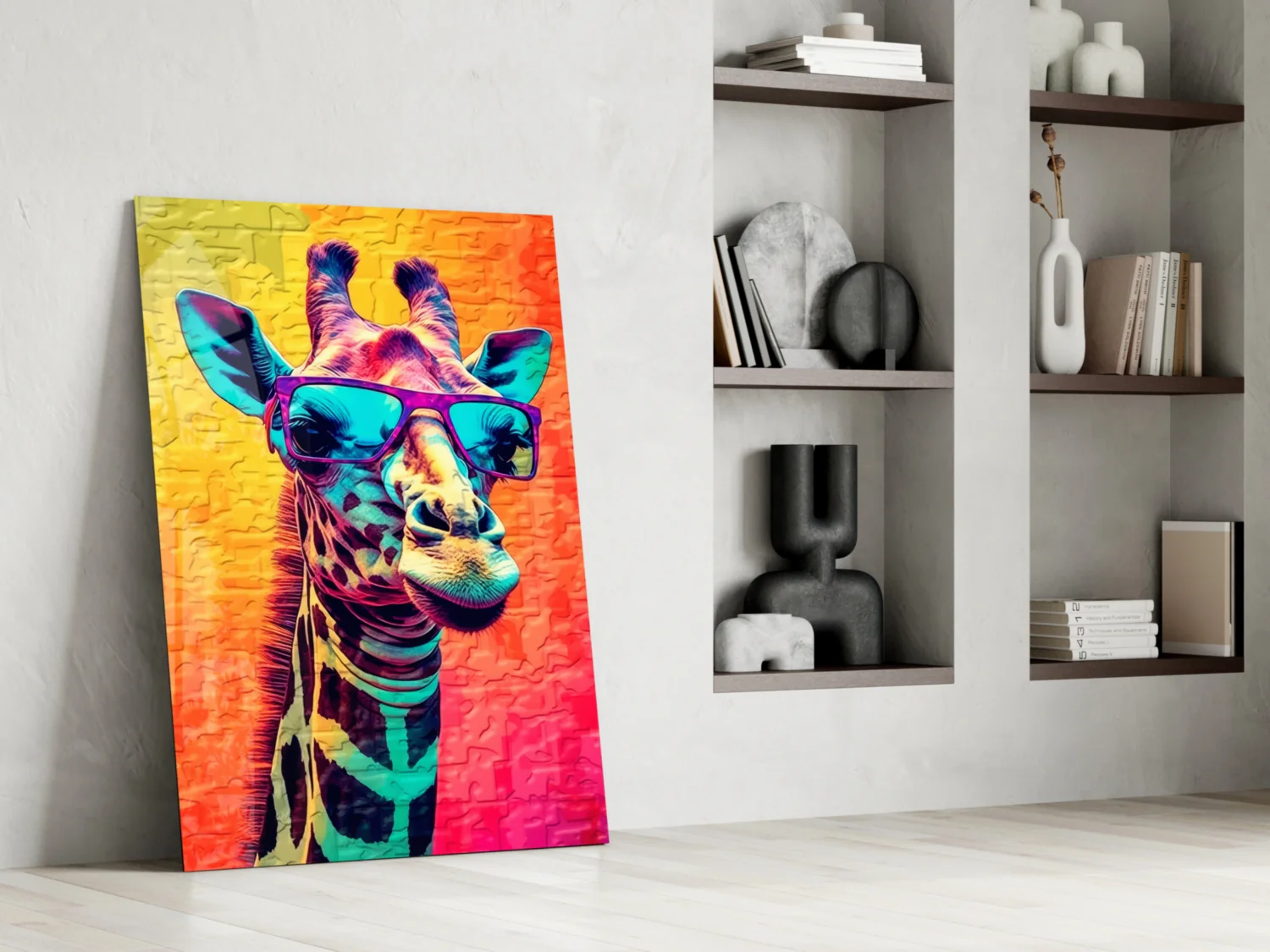 Cool Giraffe Glass Wall Art || Designer Collection - Image 6