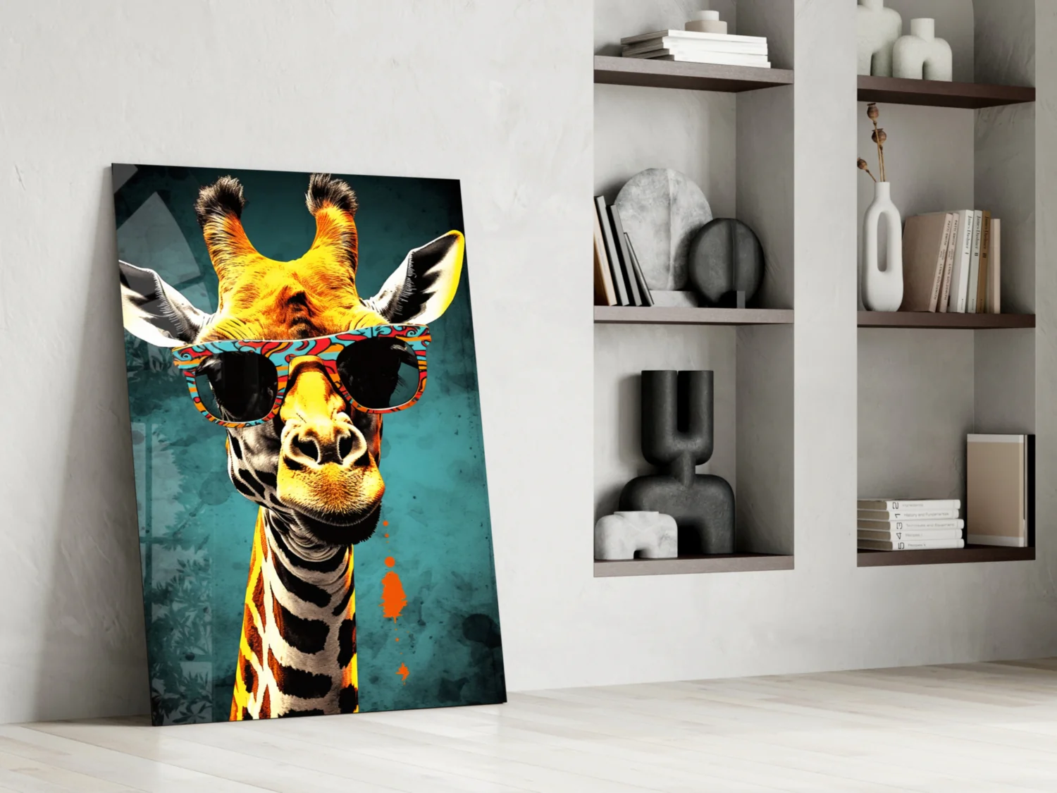 Cool Giraffe Glass Wall Art || Designer Collection - Image 6