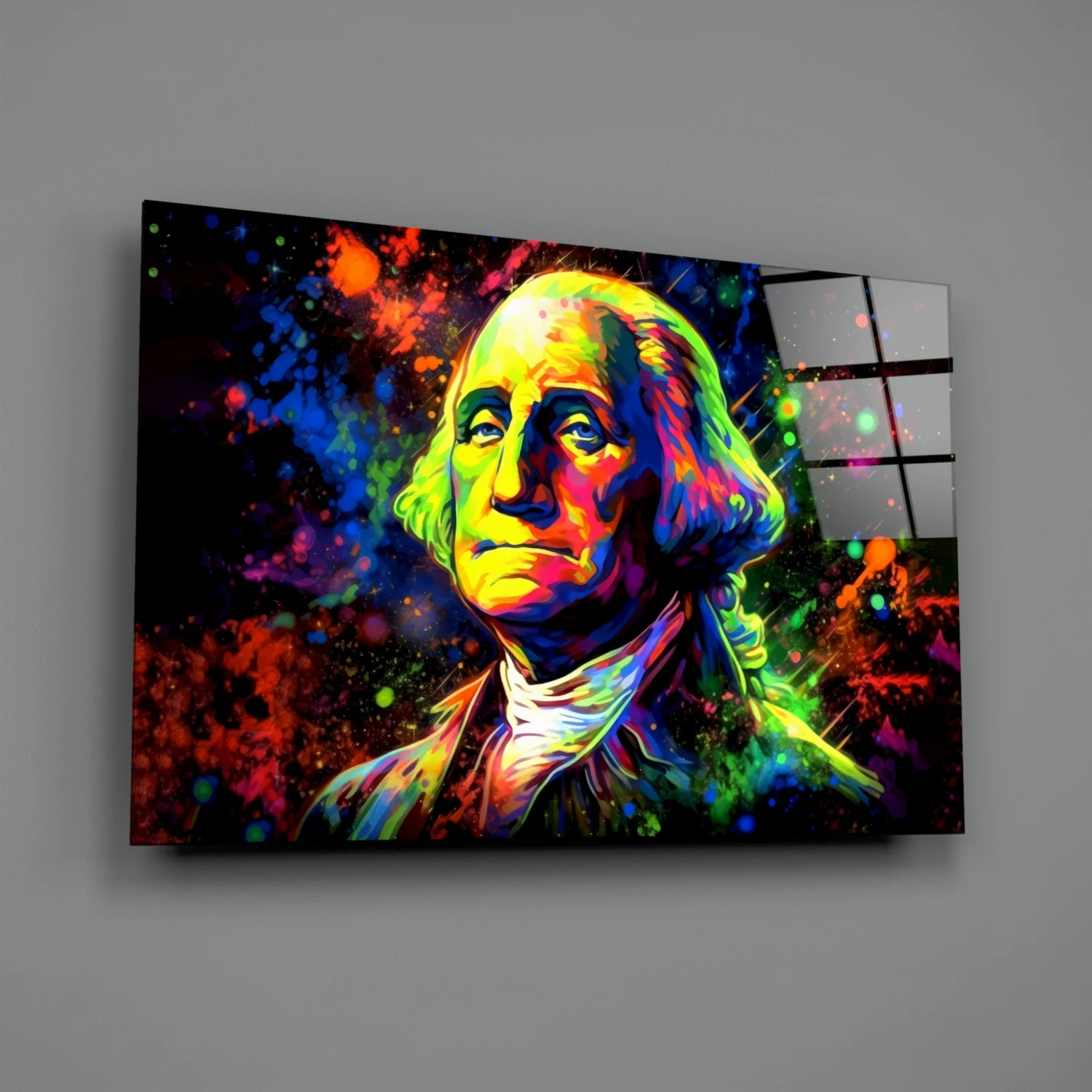 Benjamin Franklin Glass Wall Art || Designer Collection - Image 2