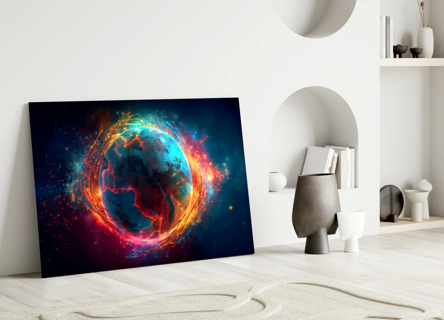 World Glass Wall Art || Designer Collection - Image 3