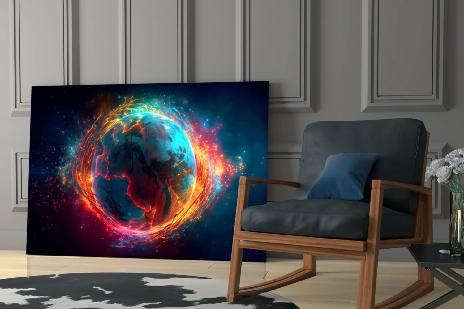 World Glass Wall Art || Designer Collection - Image 6