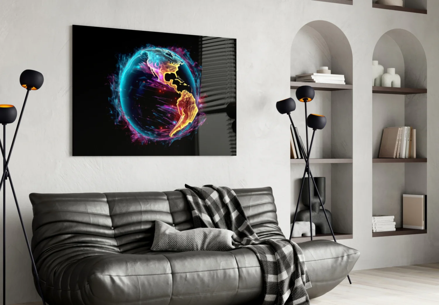 World Glass Wall Art || Designer Collection - Image 4