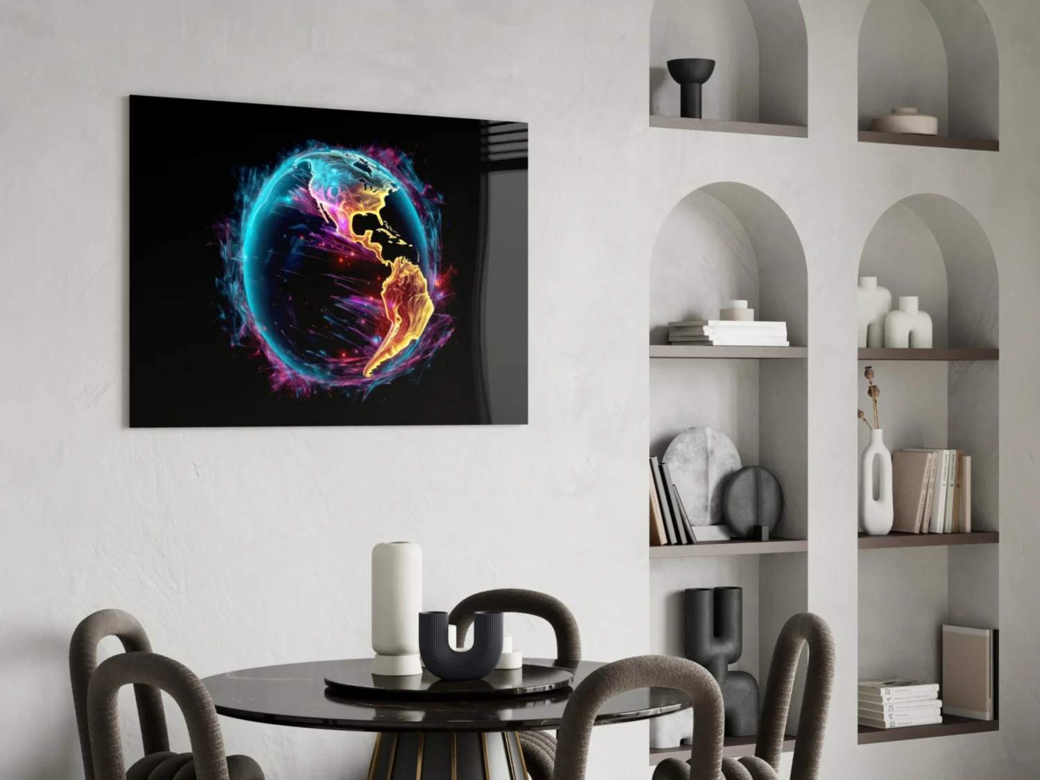 World Glass Wall Art || Designer Collection - Image 5