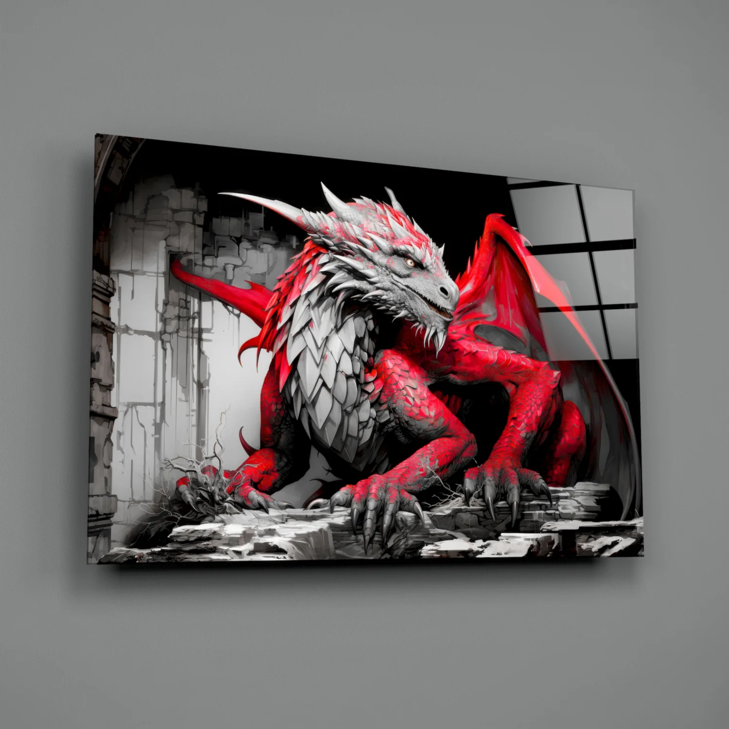 Dragon Glass Wall Art || Designer Collection - Image 2