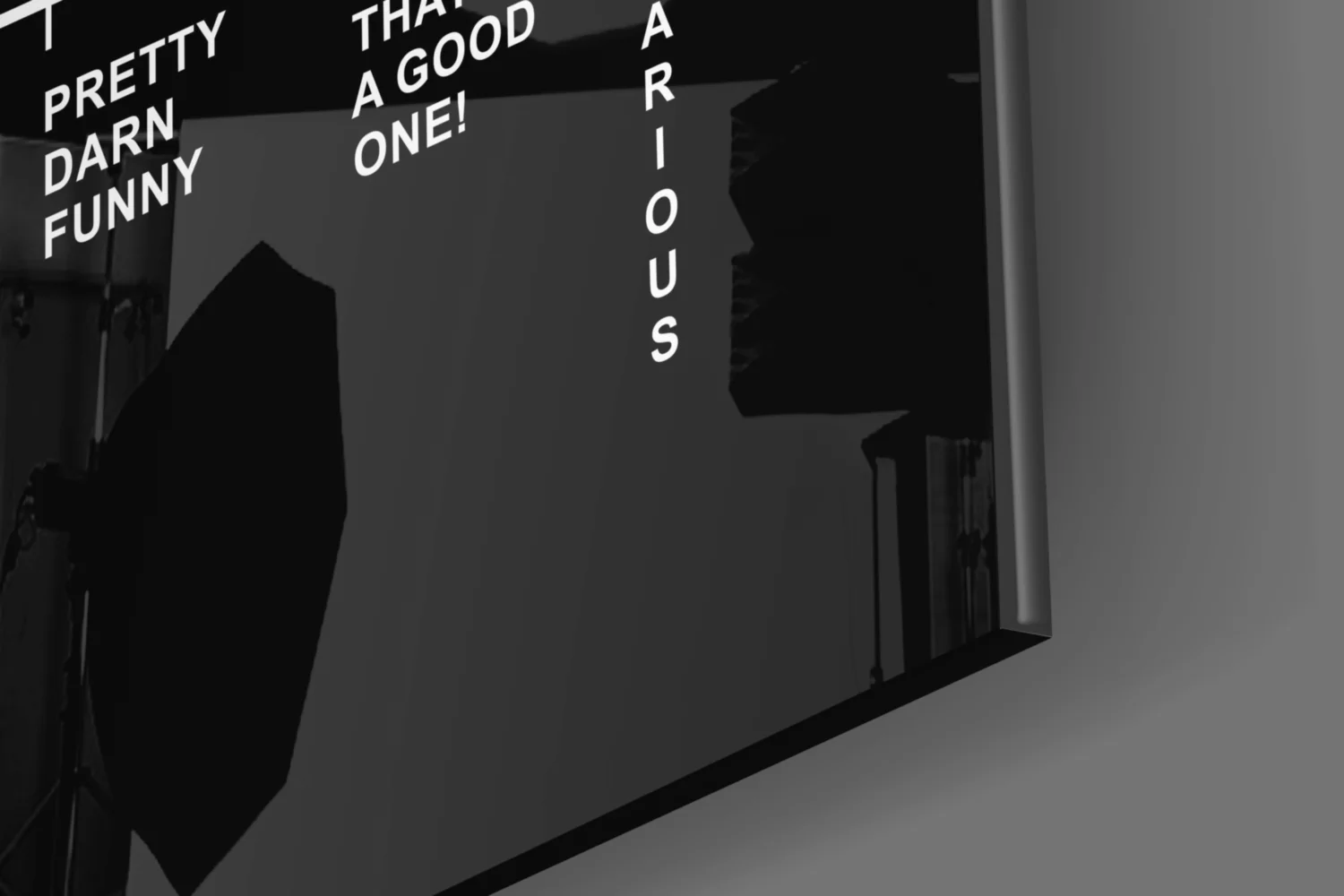 Laughter Analysis Glass Wall Art || Designer Collection - Image 7
