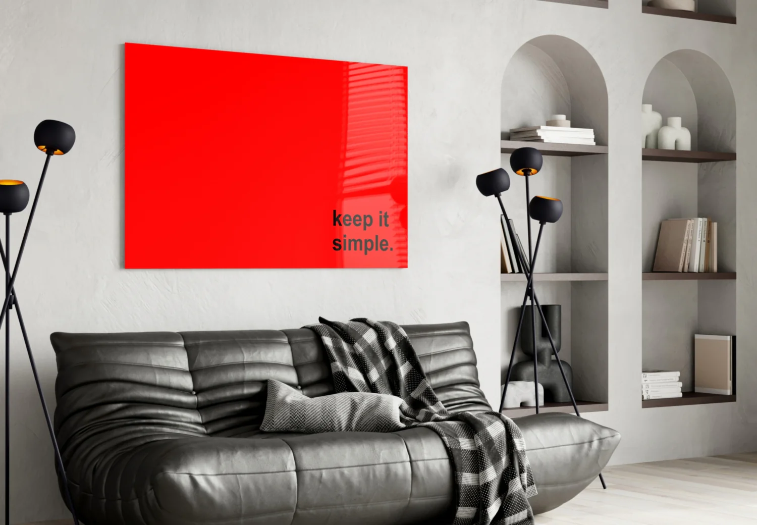 Simple Glass Wall Art || Designer Collection - Image 4