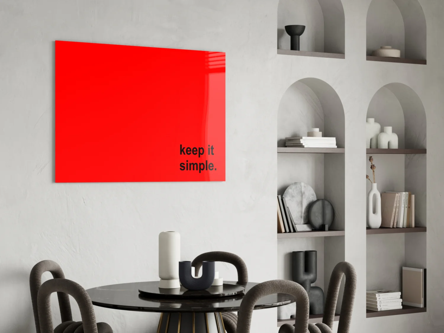 Simple Glass Wall Art || Designer Collection - Image 5