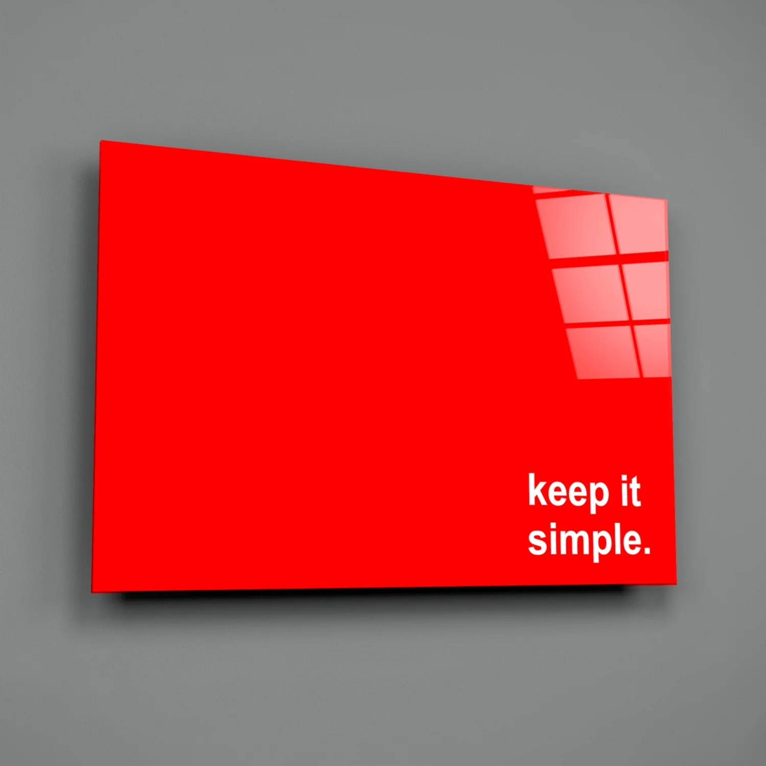 Simple Glass Wall Art || Designer Collection - Image 2