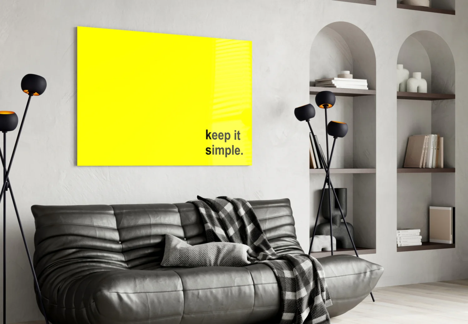 Simple Glass Wall Art || Designer Collection - Image 4