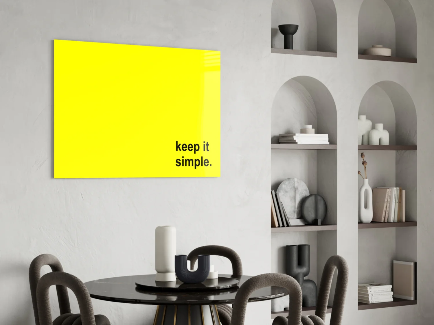 Simple Glass Wall Art || Designer Collection - Image 5