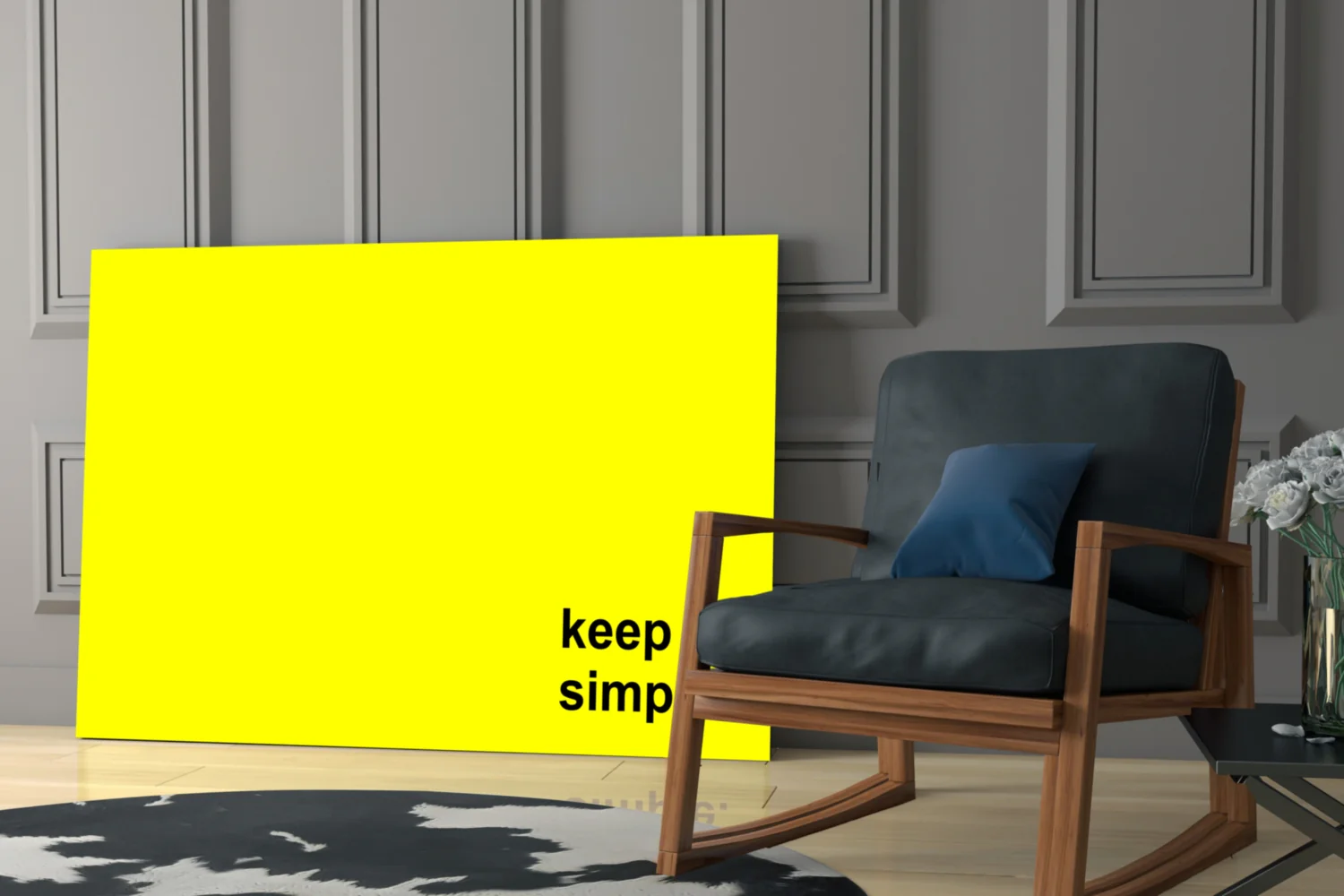 Simple Glass Wall Art || Designer Collection - Image 6