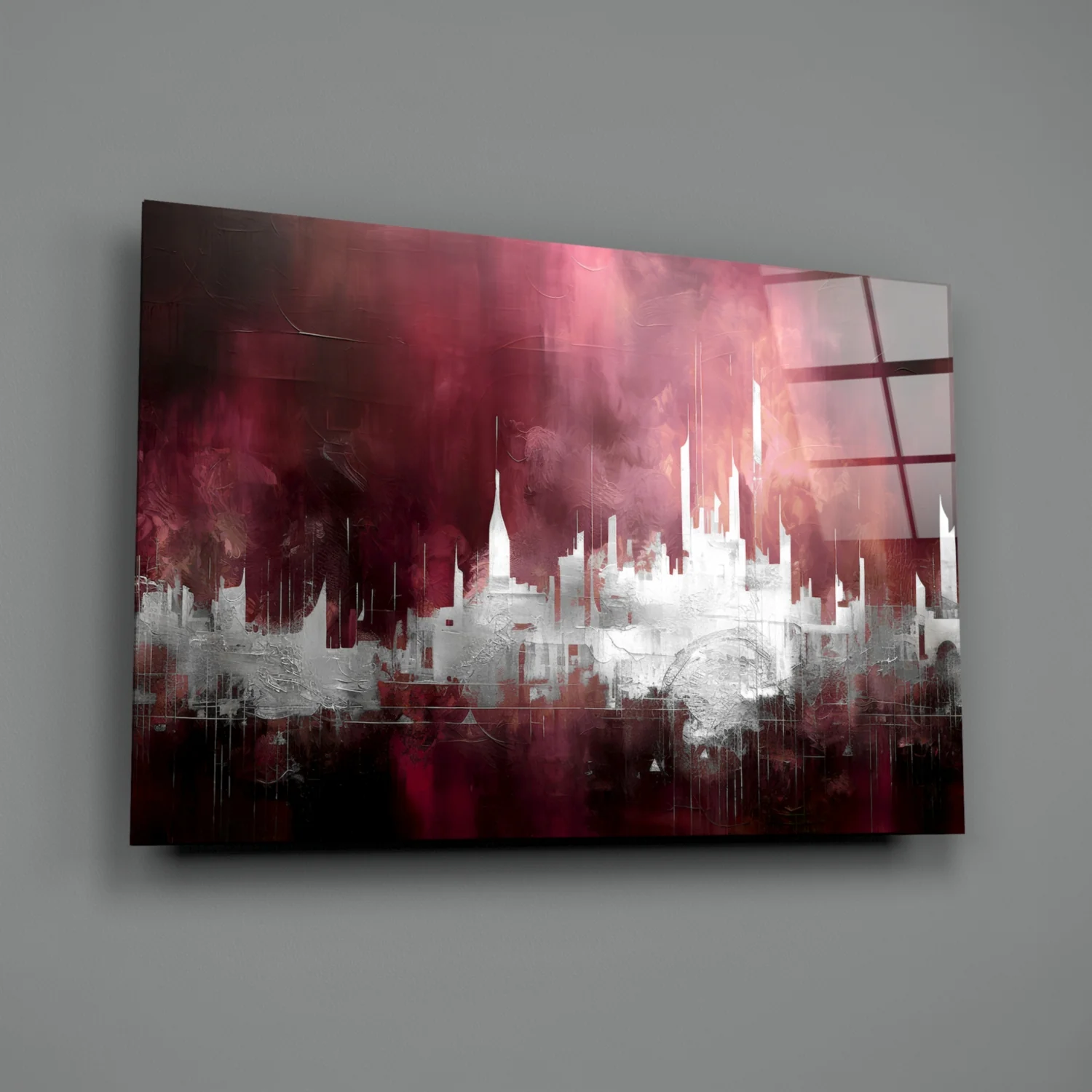 City Silhouette Glass Wall Art || Designer Collection - Image 2