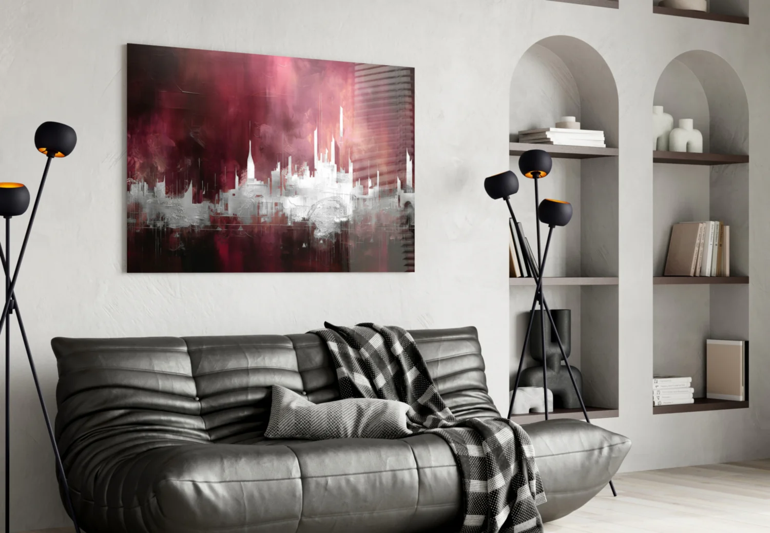 City Silhouette Glass Wall Art || Designer Collection - Image 4