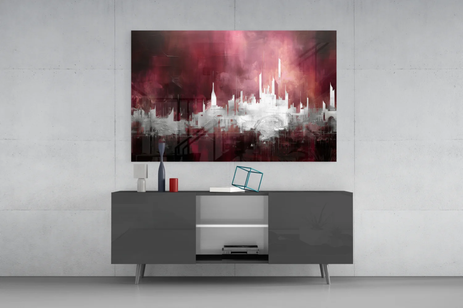 City Silhouette Glass Wall Art || Designer Collection - Image 8