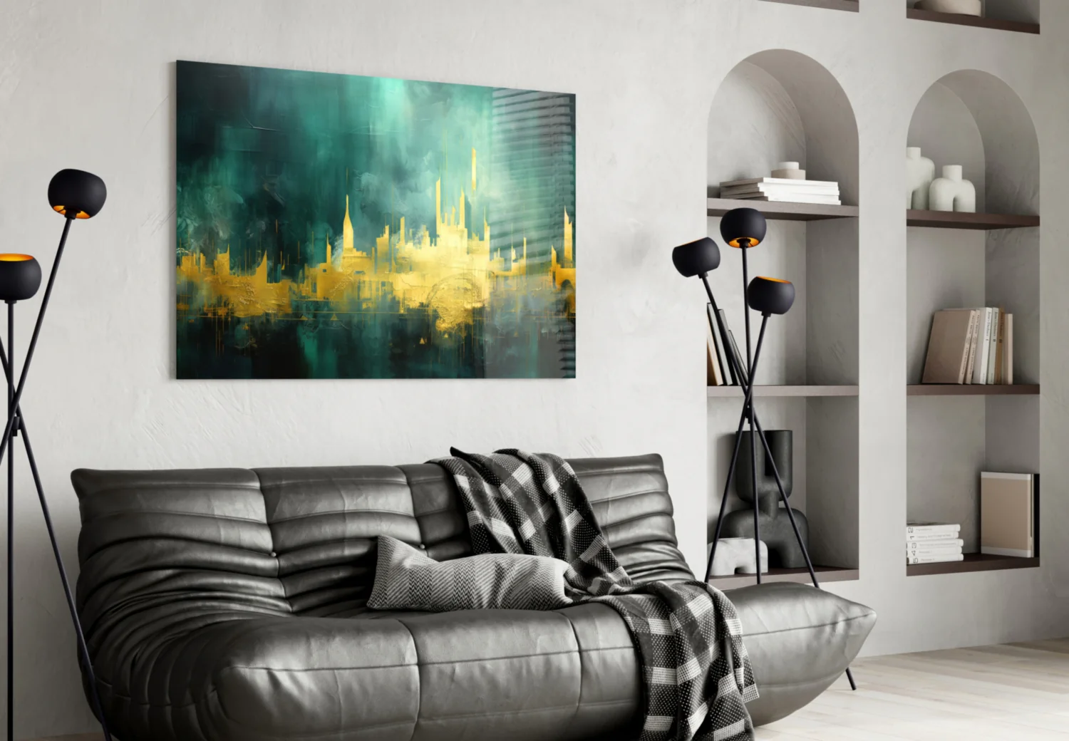 City Silhouette Glass Wall Art || Designer Collection - Image 4