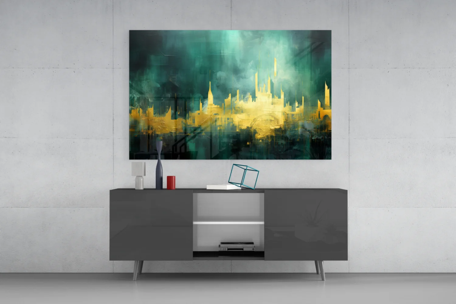 City Silhouette Glass Wall Art || Designer Collection - Image 8