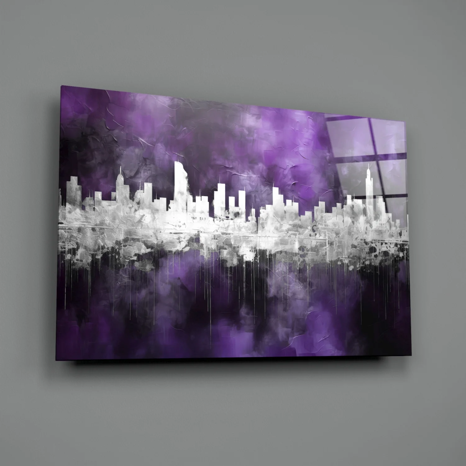 City Silhouette  Glass Wall Art || Designer Collection - Image 2