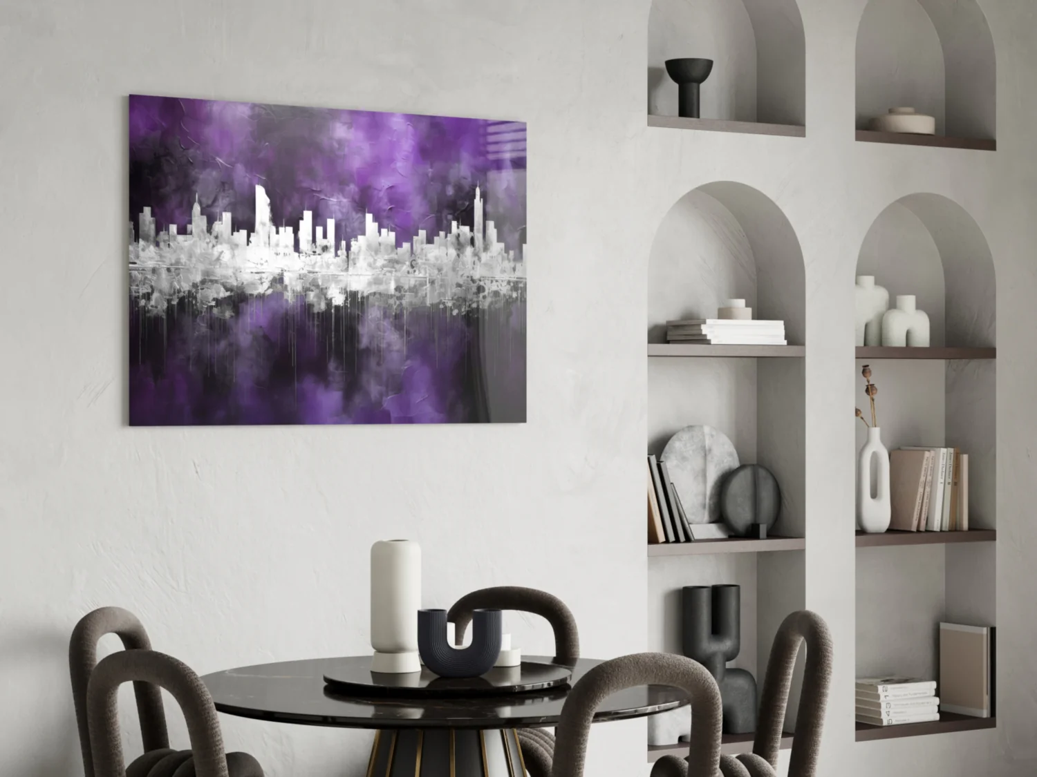 City Silhouette  Glass Wall Art || Designer Collection - Image 5