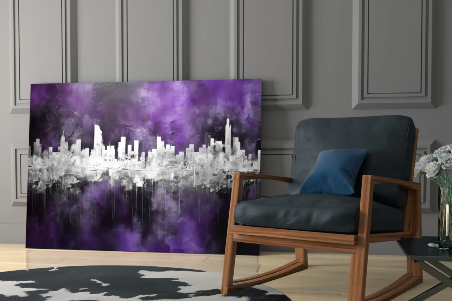 City Silhouette  Glass Wall Art || Designer Collection - Image 6