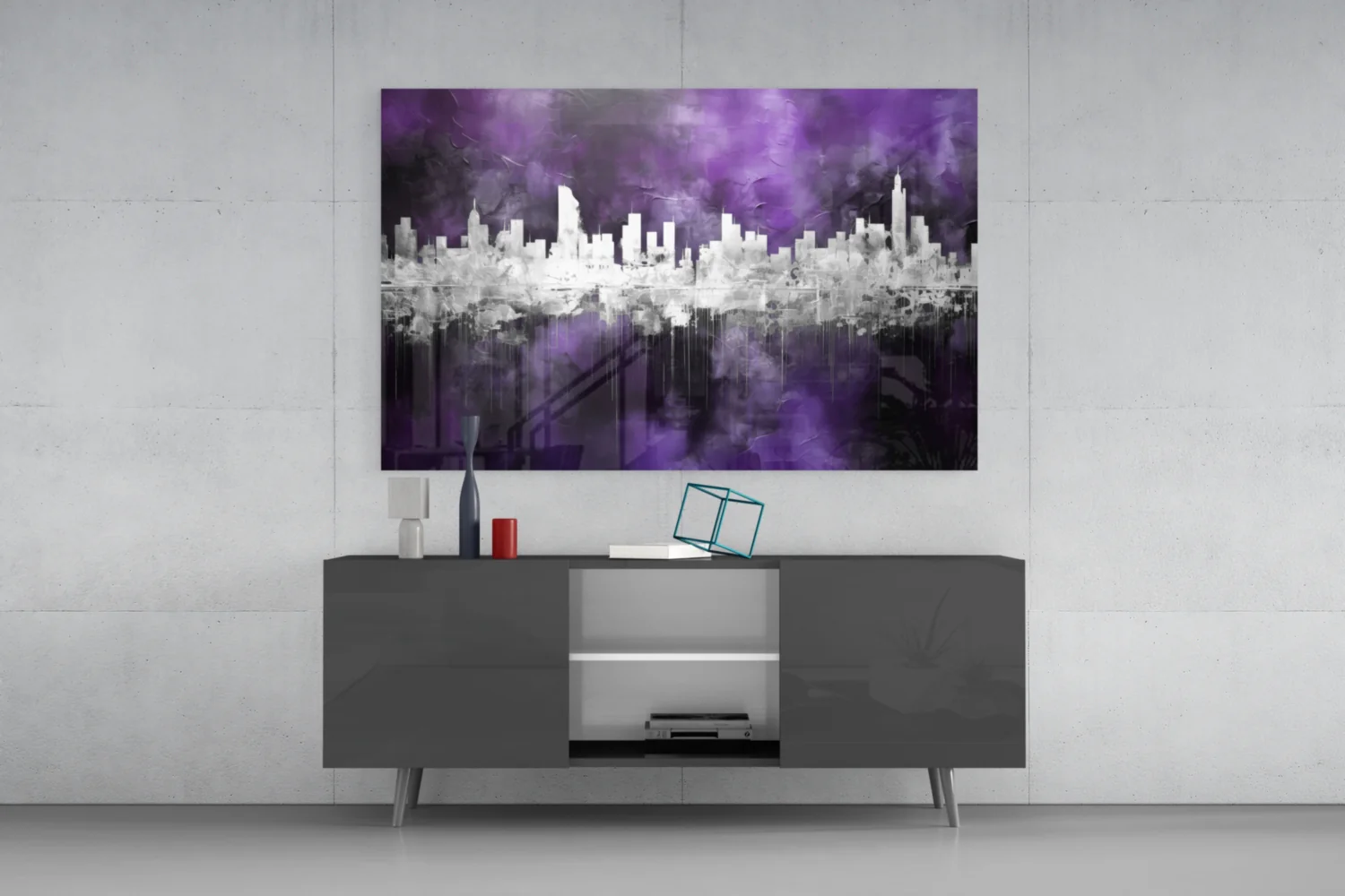 City Silhouette  Glass Wall Art || Designer Collection - Image 8