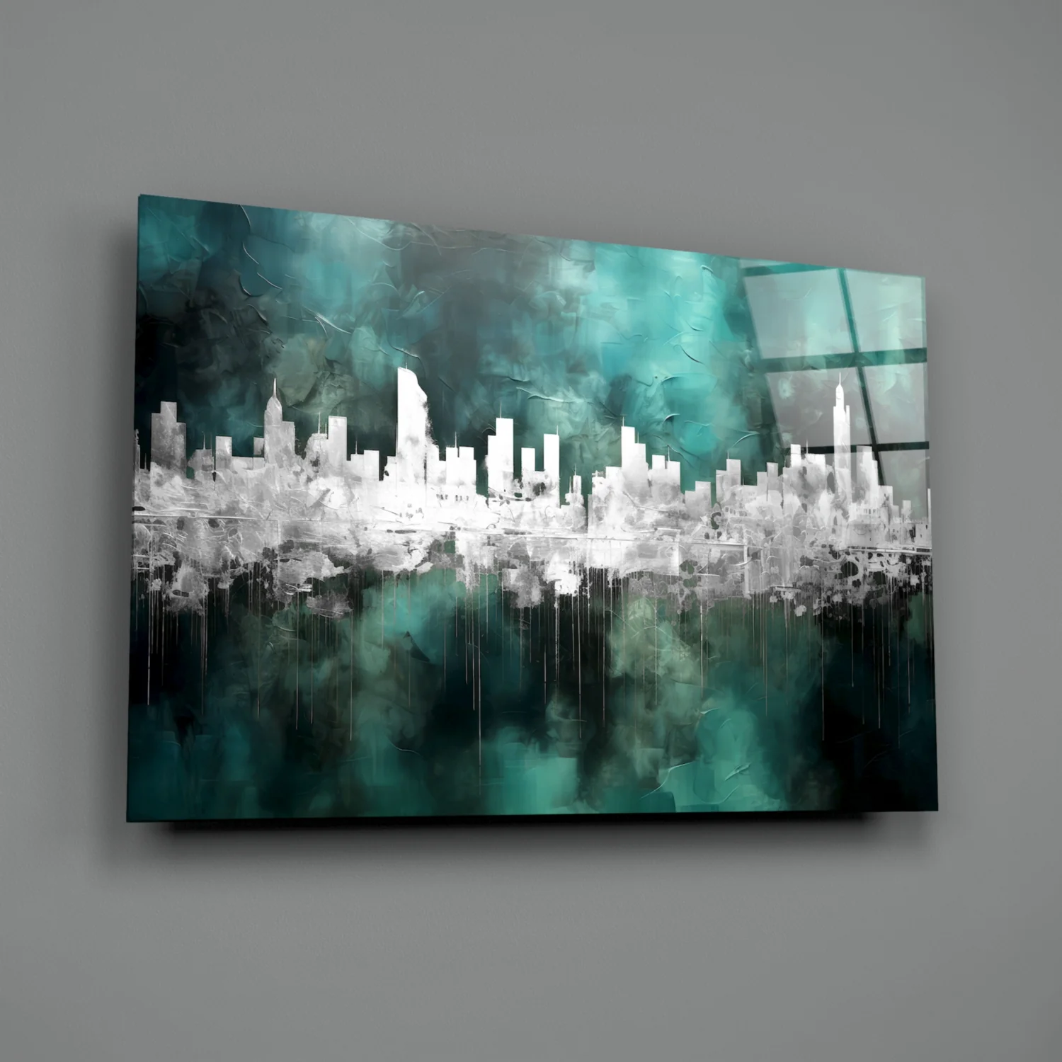 City Silhouette Glass Wall Art || Designer Collection - Image 2