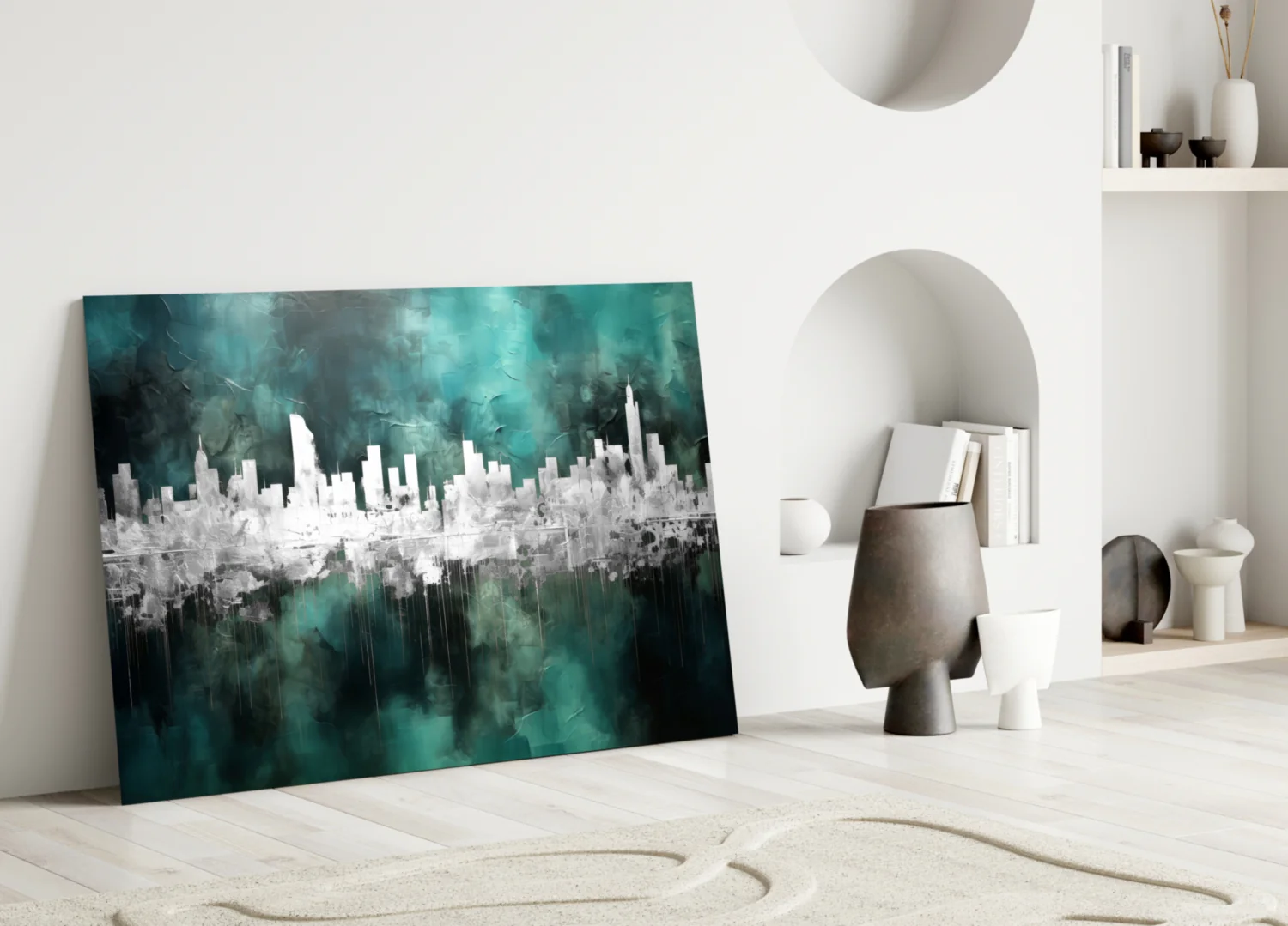 City Silhouette Glass Wall Art || Designer Collection - Image 3