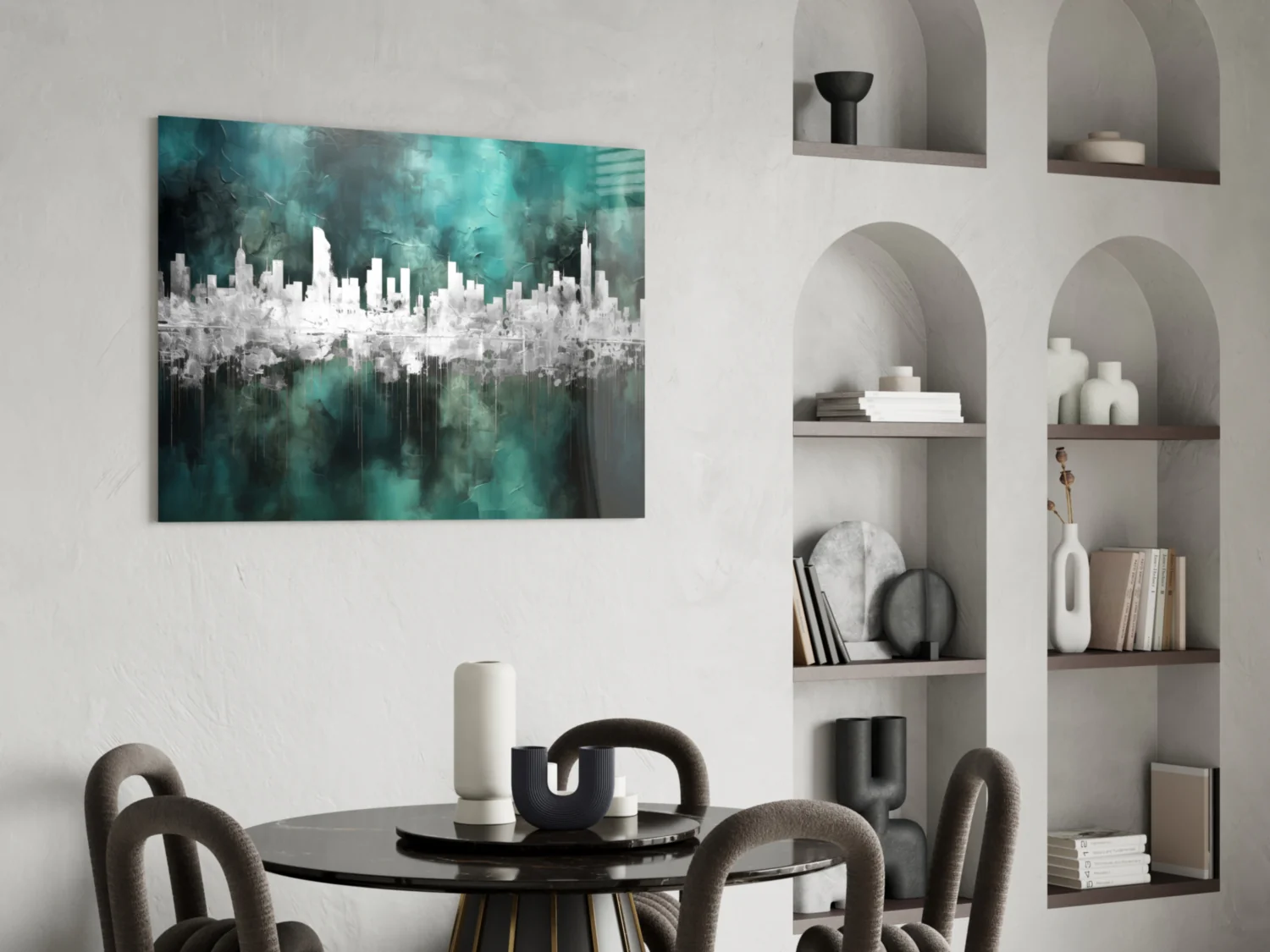 City Silhouette Glass Wall Art || Designer Collection - Image 5