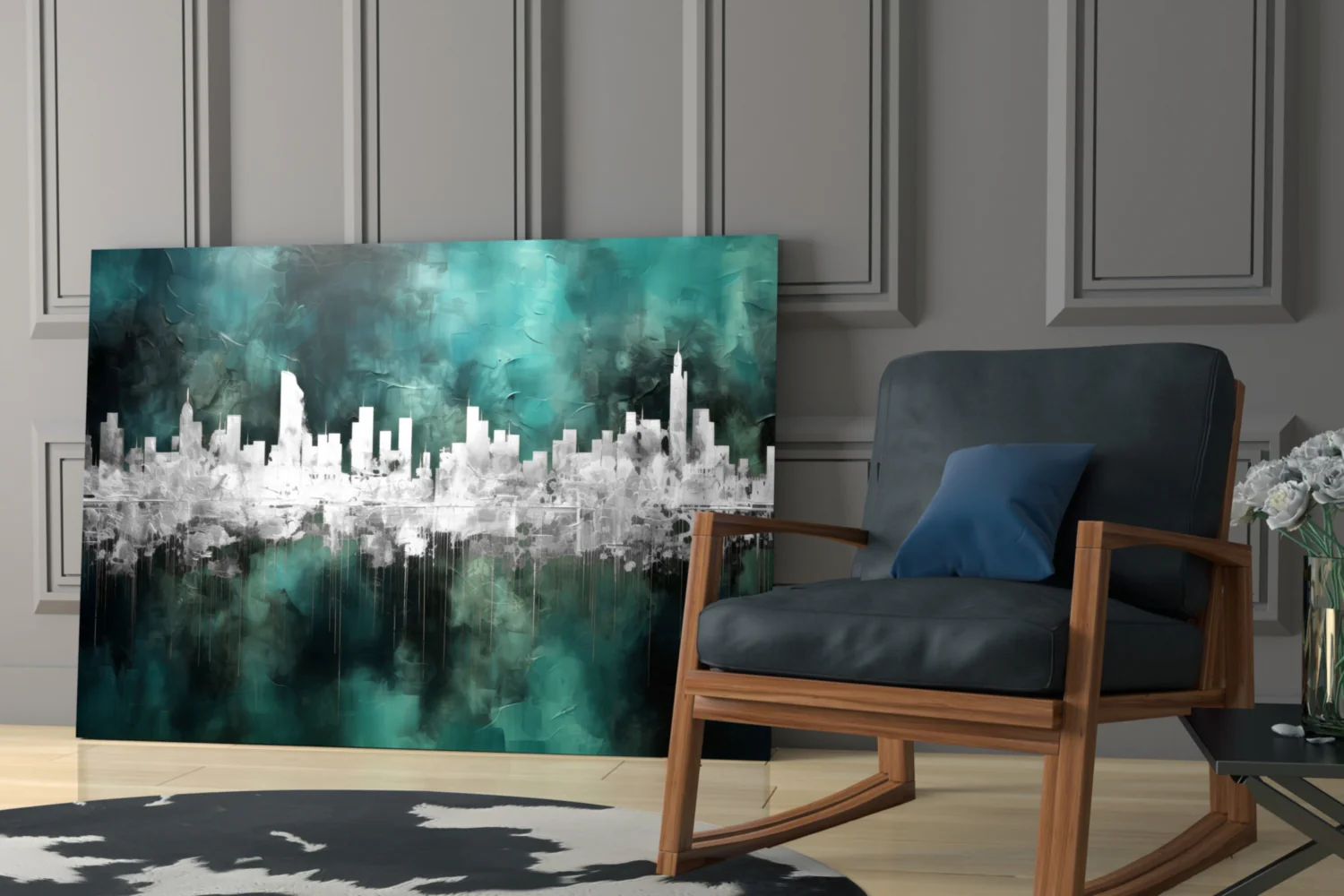 City Silhouette Glass Wall Art || Designer Collection - Image 6