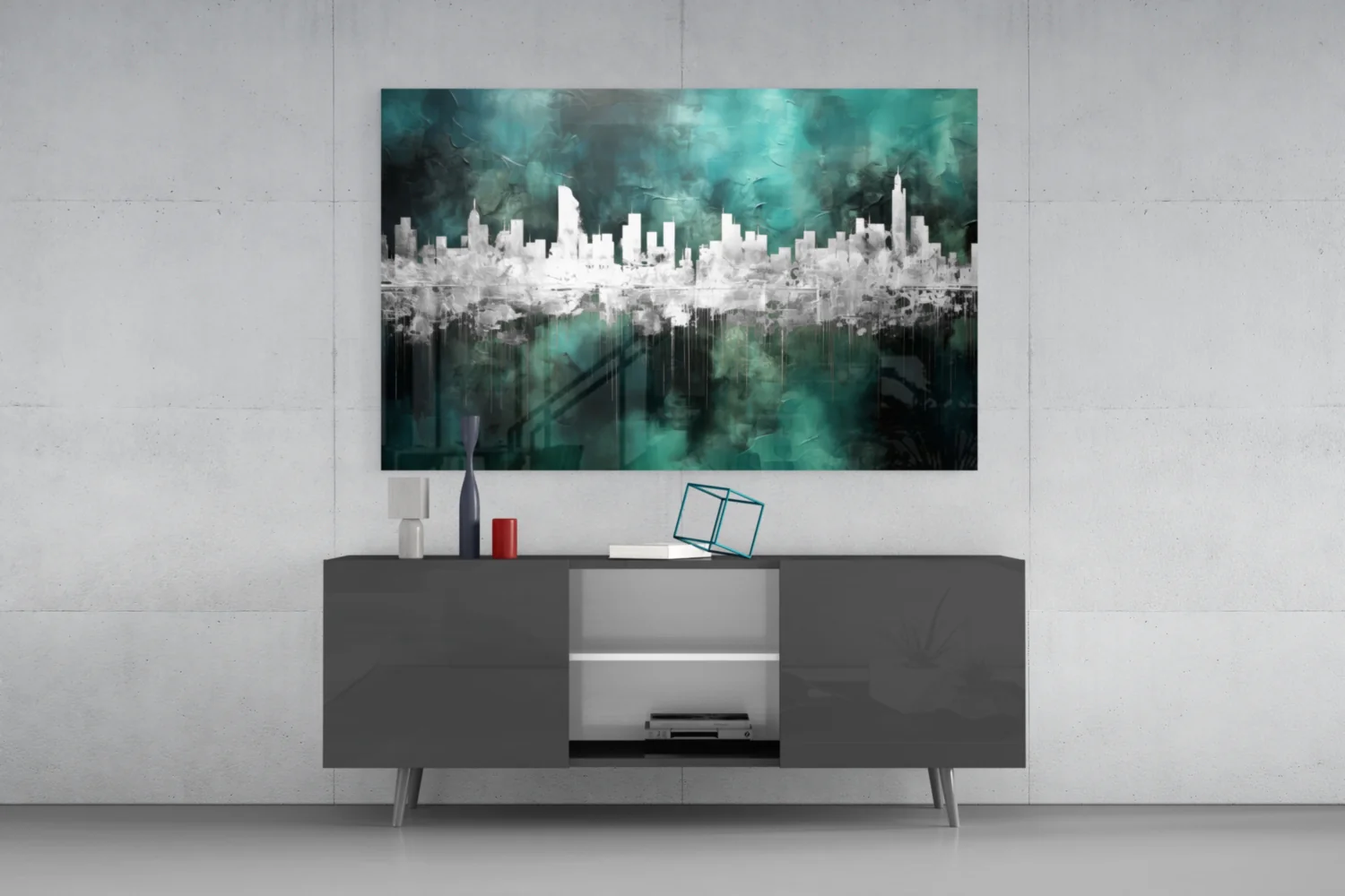 City Silhouette Glass Wall Art || Designer Collection - Image 8