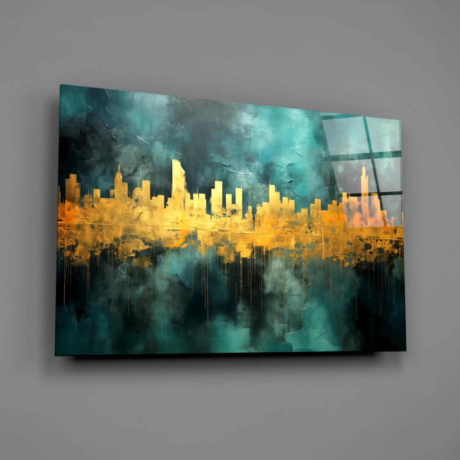 City Silhouette Glass Wall Art || Designer Collection - Image 2