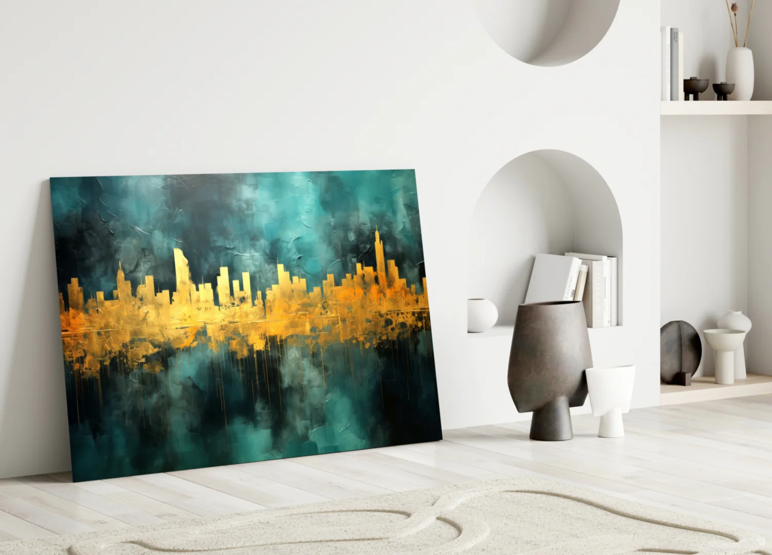 City Silhouette Glass Wall Art || Designer Collection - Image 3