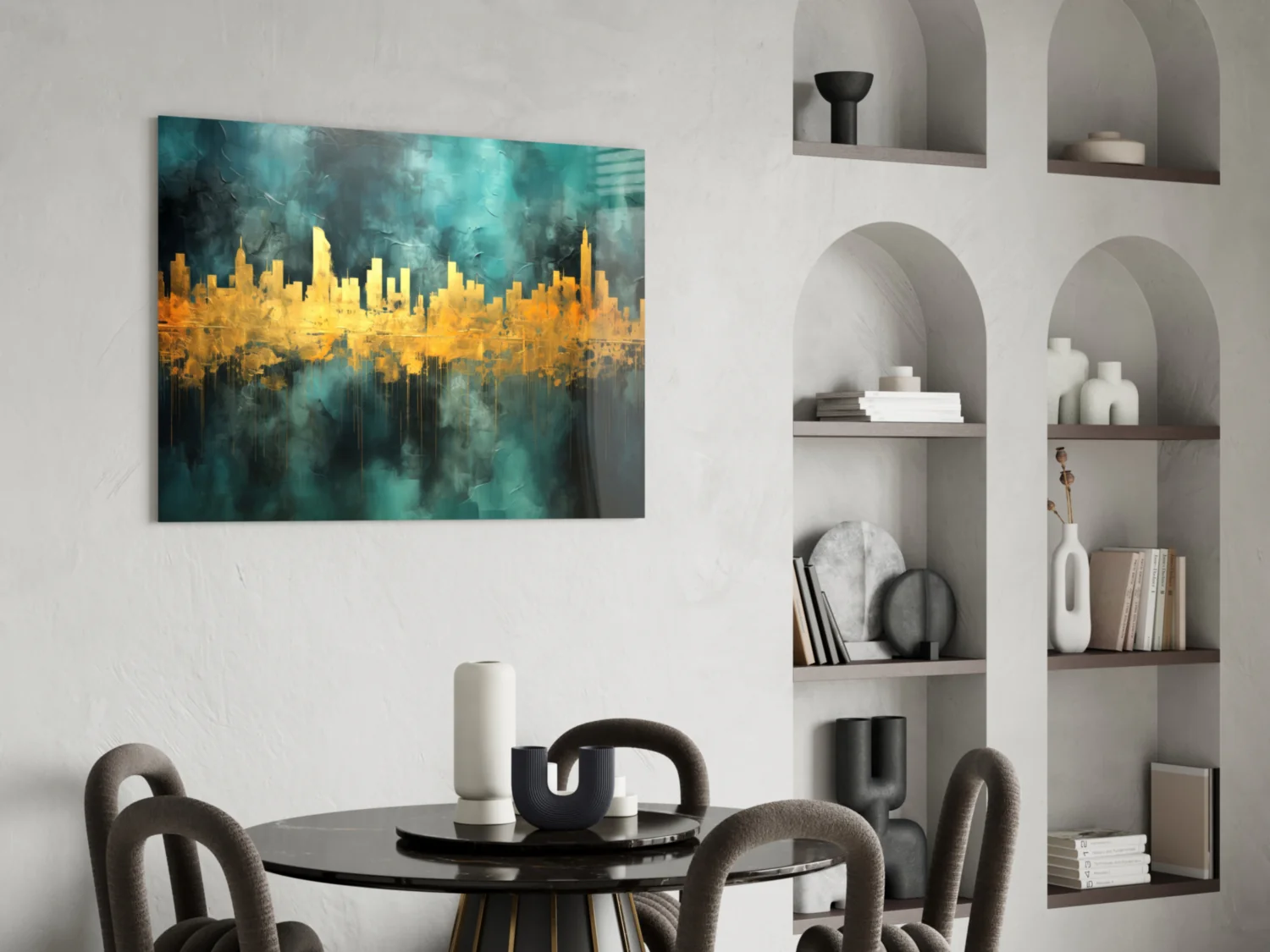 City Silhouette Glass Wall Art || Designer Collection - Image 5