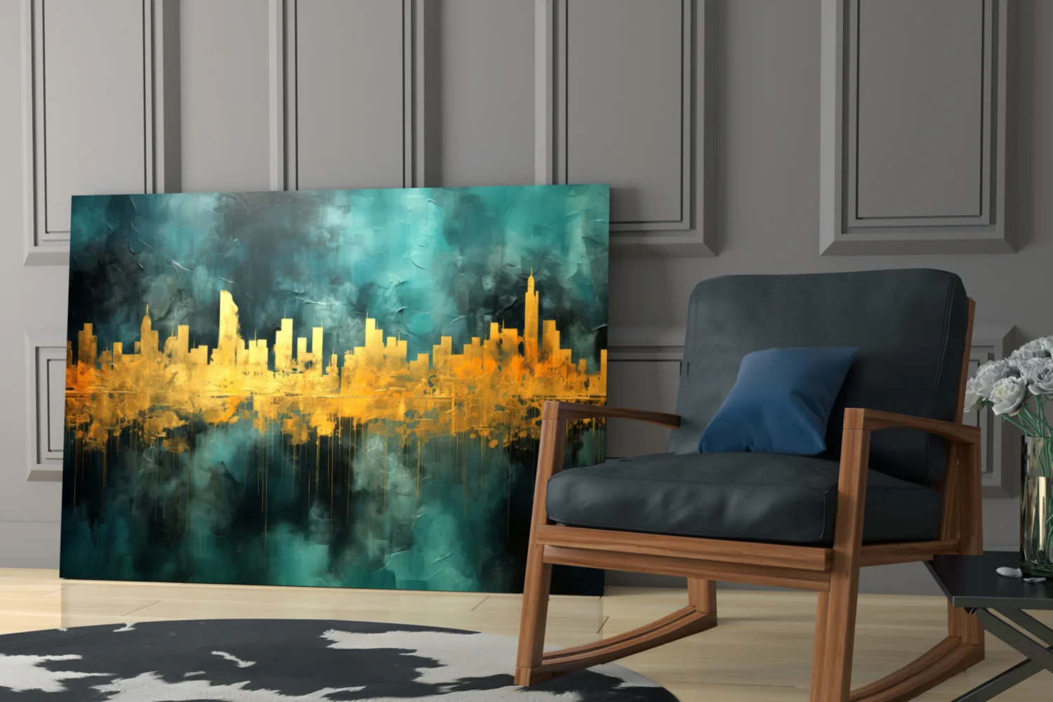 City Silhouette Glass Wall Art || Designer Collection - Image 6