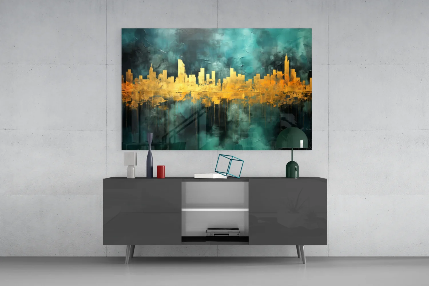 City Silhouette Glass Wall Art || Designer Collection - Image 8