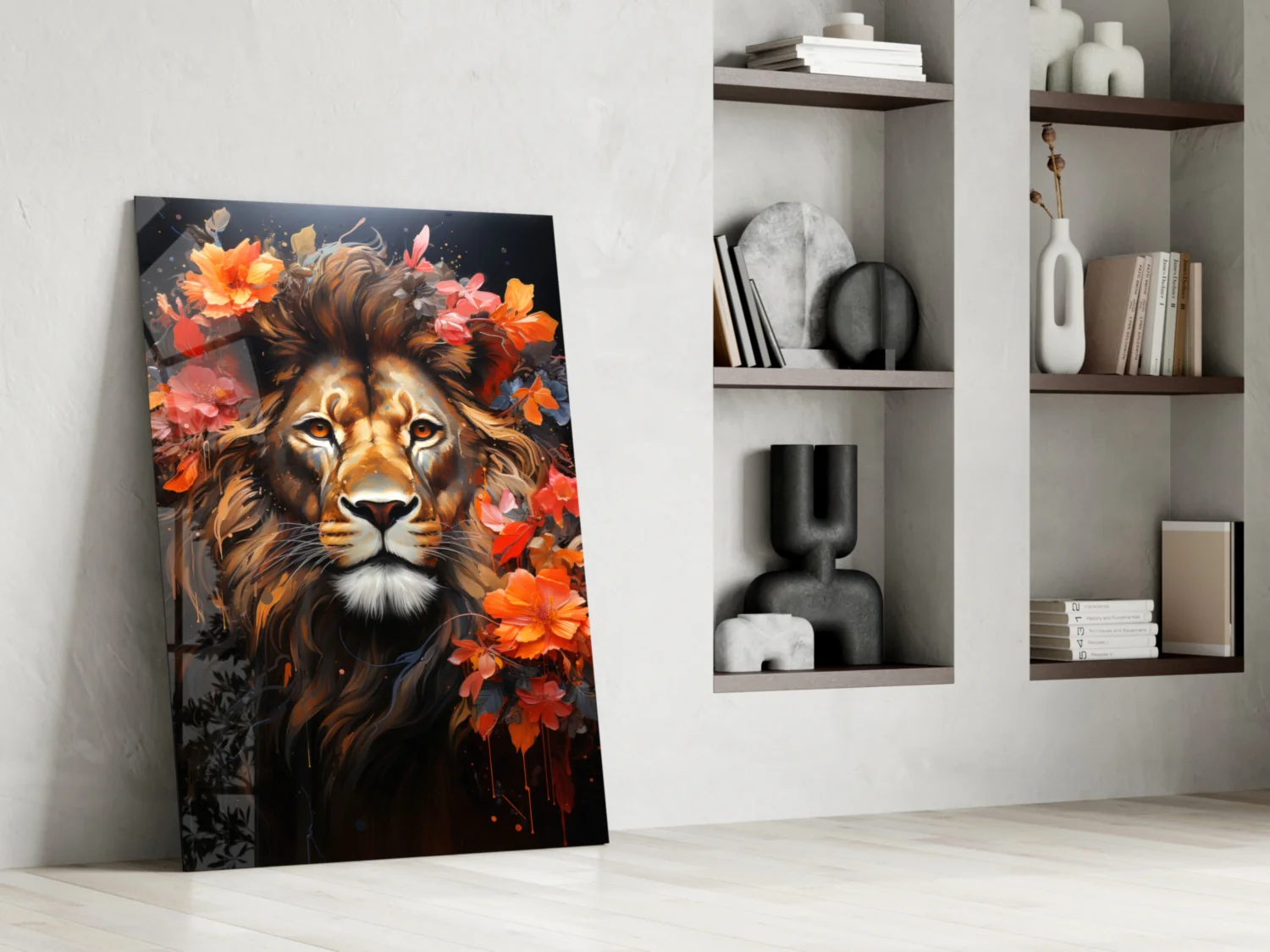Lion Glass Wall Art || Designer Collection - Image 6
