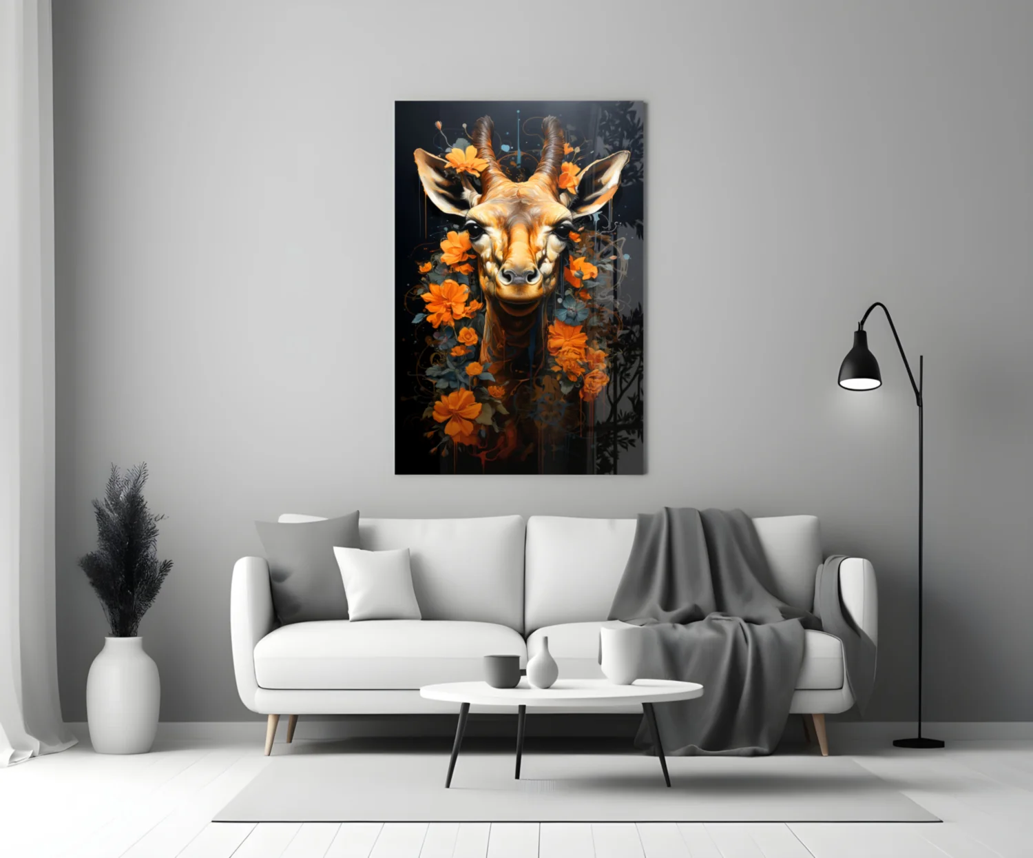 Deer Glass Wall Art || Designer Collection - Image 3