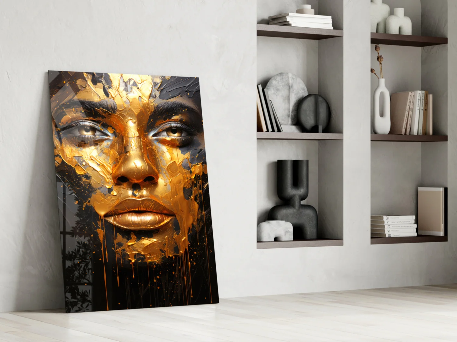 Golden Melt Glass Wall Art || Designer Collection - Image 6