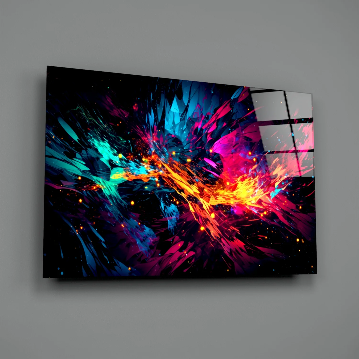 Color Bang Glass Wall Art || Designer Collection - Image 2