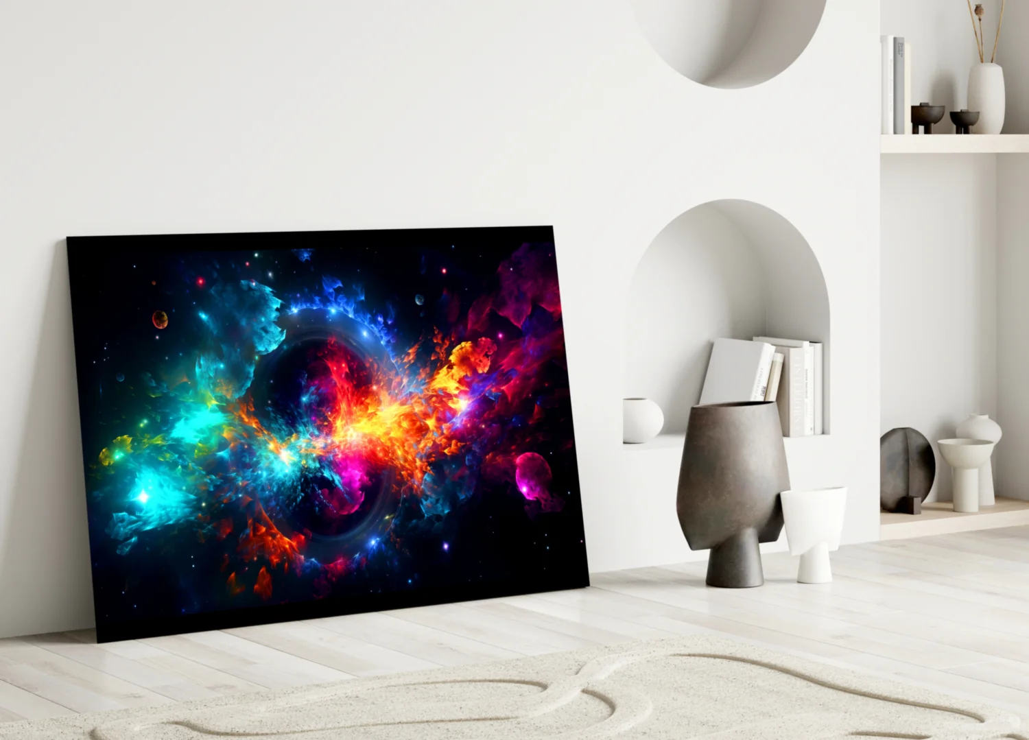 Colors of Space Glass Wall Art || Designer Collection - Image 3