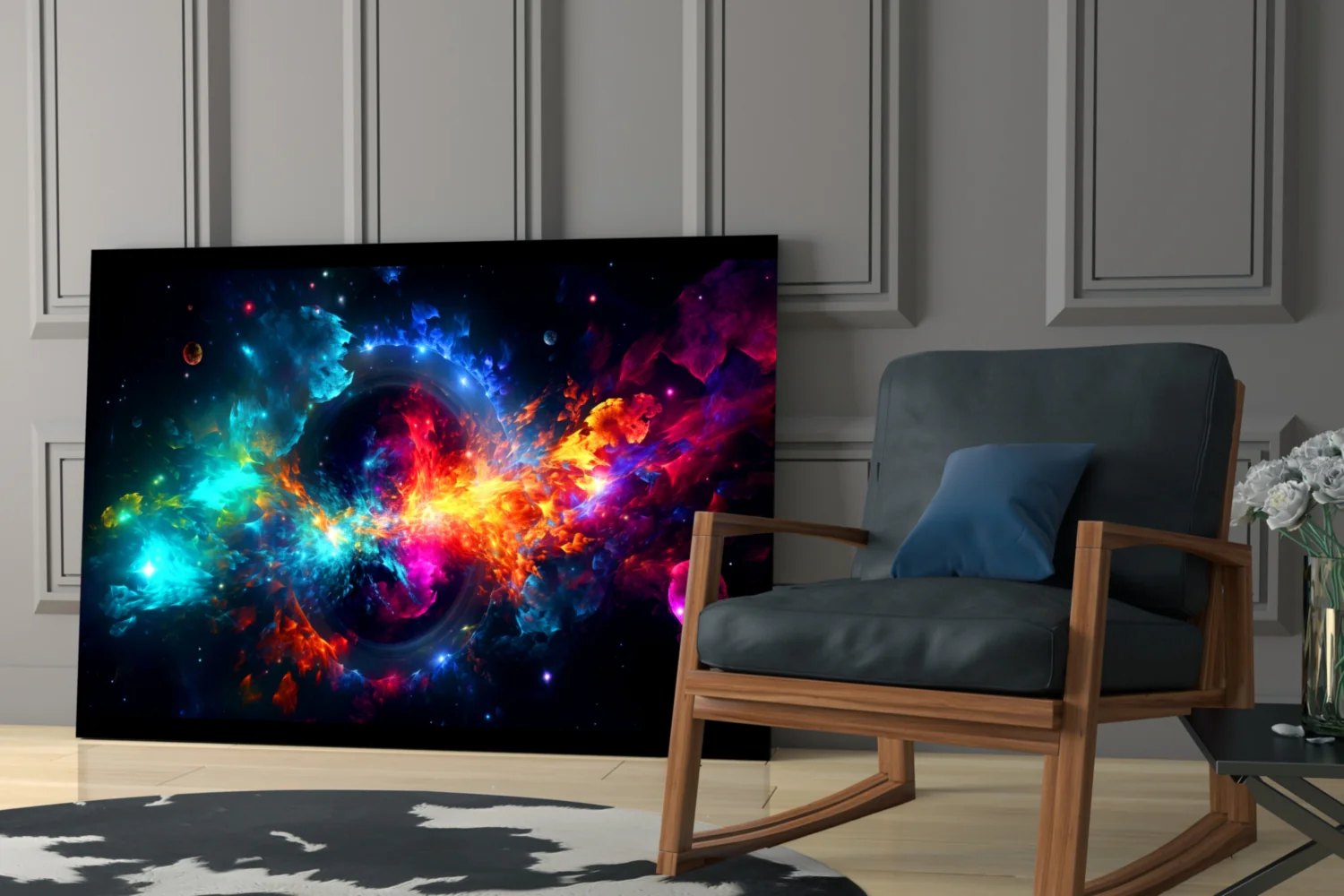 Colors of Space Glass Wall Art || Designer Collection - Image 6