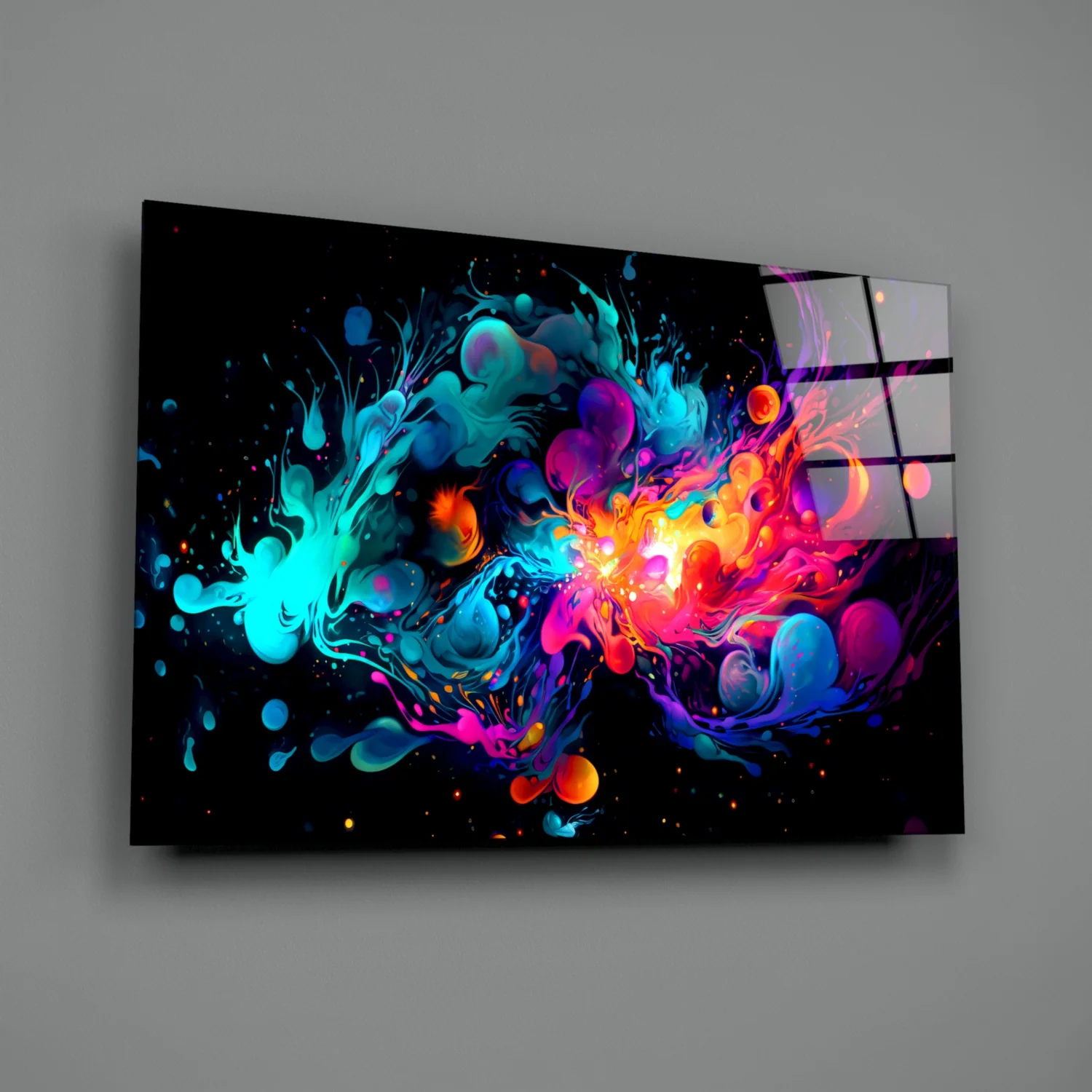 Colors of Space Glass Wall Art || Designer Collection - Image 2