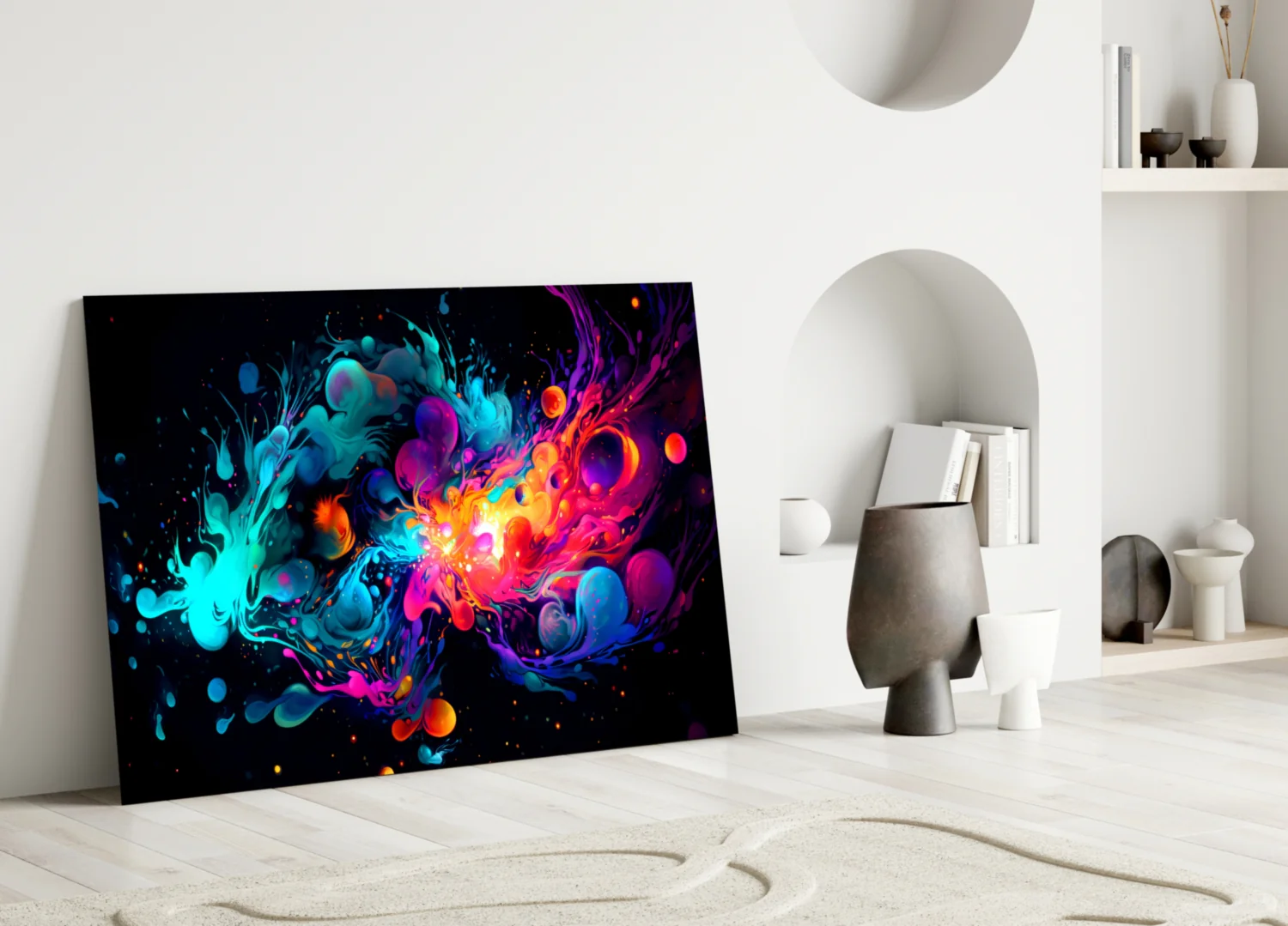 Colors of Space Glass Wall Art || Designer Collection - Image 3