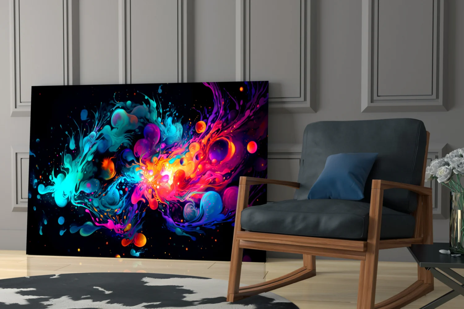 Colors of Space Glass Wall Art || Designer Collection - Image 6