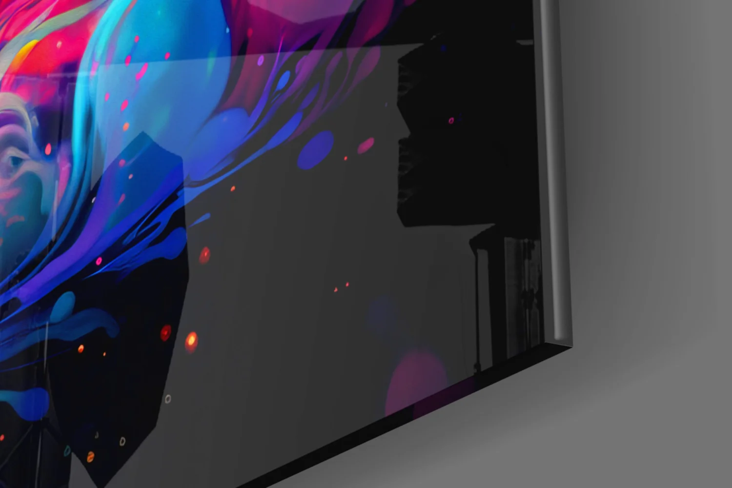Colors of Space Glass Wall Art || Designer Collection - Image 7