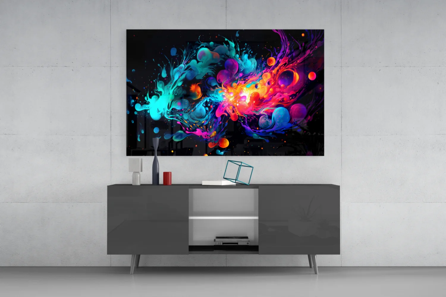 Colors of Space Glass Wall Art || Designer Collection - Image 8