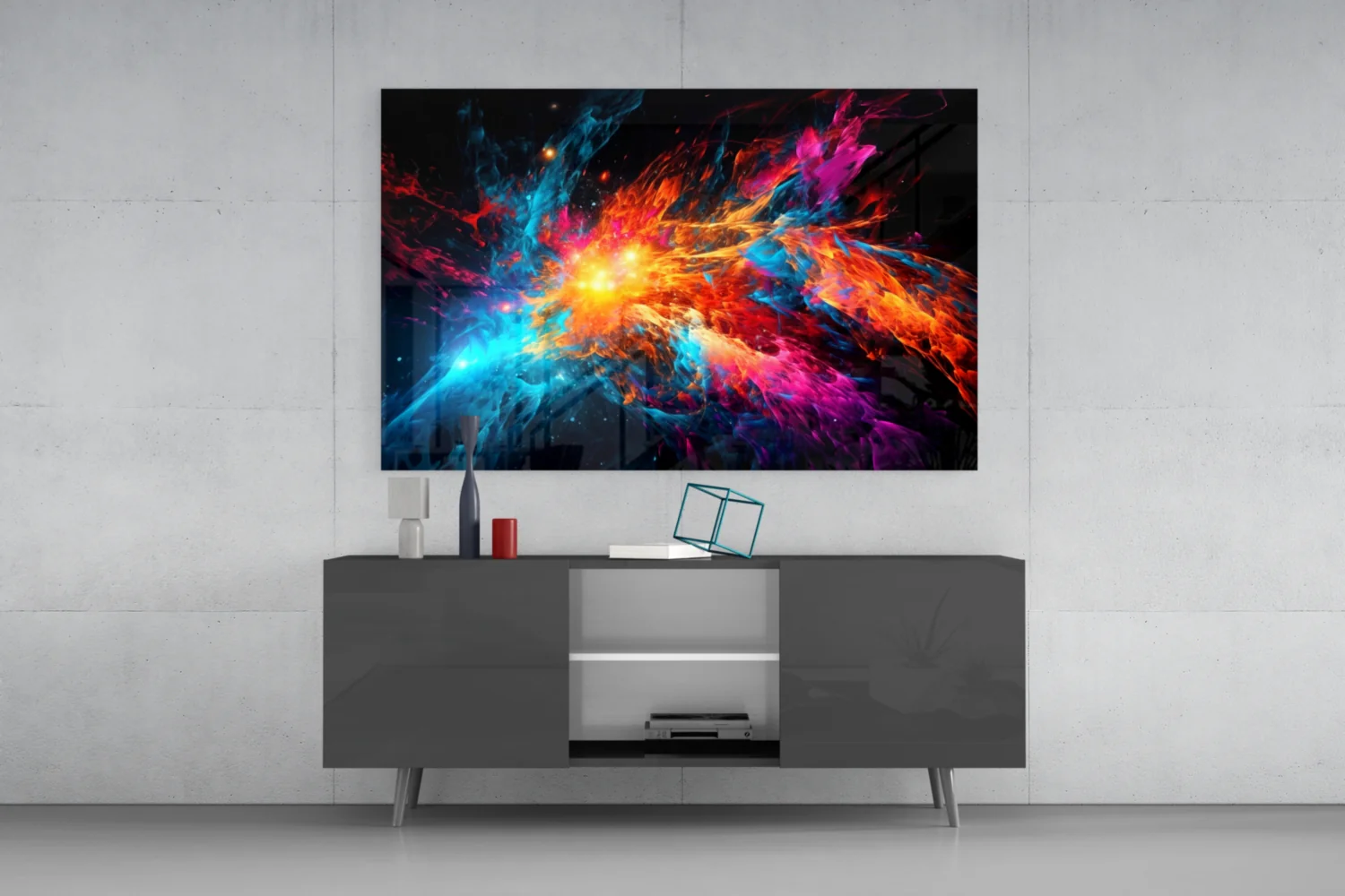Colors of Space Glass Wall Art || Designer Collection - Image 8
